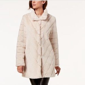 Calvin Klein Faux Fur Coat